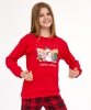 Piżama Cornette Young Girl 592/185 Winter dł/r Christmas 134-164